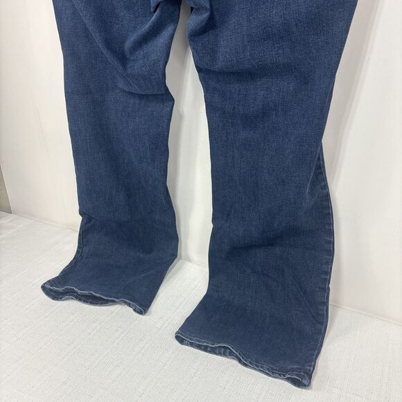 Silver Jeans Women's Plus Size 22 Blue Elyse Slim Boot Denim Jean‎ Pants - Picture 11 of 16